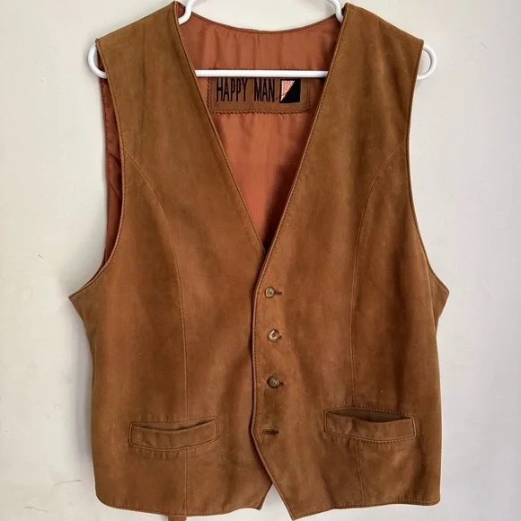 Brown Suede Vest